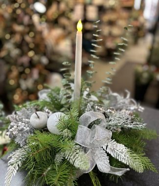 Silver Winter Centrepiece