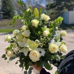 White Rose & Lily Bridal Bouquet