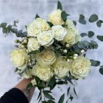 White Rose Bridal Bouquet
