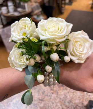 White Rose Corsage